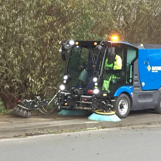 Aan te bouwen derde borstel